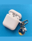 Kosmiczne astronauta Spaceman silikonowe etui do Apple Airpods 1 2 akcesoria Case ochronna pokrywa torba Box etui na słuchawki K