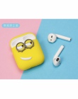 Cute Cartoon silikonowe etui do Apple Airpods akcesoria ochronne Decor pokrywa etui etui na słuchawki unikalne 3D miękkie prezen