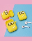 Cute Cartoon silikonowe etui do Apple Airpods akcesoria ochronne Decor pokrywa etui etui na słuchawki unikalne 3D miękkie prezen