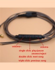 LEORY 3.5mm DIY słuchawki kable Audio z mikrofonem naprawy zestaw słuchawkowy drutu wymiana naprawa słuchawki douszne konserwacj