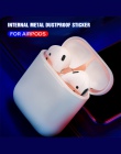 Wewnętrzne metalowe odporna na kurz naklejki dla Apple AirPods przypadku pyłu Patch na poduszki powietrzne przypadku ochrony nak