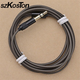 3.5mm Jack DIY kabel do słuchawek wymiana kabel do Xiaomi słuchawki pojedynczego kryształu miedzi drutu naprawy drutu kabel