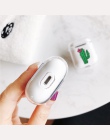 Cartoon słuchawki przypadki dla Airpods 2 1 PC śliczne pokrywa dla Apple Airpods Air Pods przezroczyste etui Bluetooth akcesoria