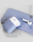 Oryginalny krzemu skrzynka dla Apple Airpods 2 szczupła objąć przypadki Multicolor ochronna delikatnej skóry dla Airpods DropShi