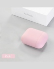 Oryginalny krzemu skrzynka dla Apple Airpods 2 szczupła objąć przypadki Multicolor ochronna delikatnej skóry dla Airpods DropShi