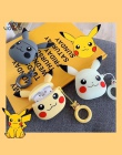 VOZRO Pokemon Pikachu bezprzewodowa Bluetooth etui na słuchawki do Apple AirPods silikon słuchawki przypadki dla Airpods2 pokryw