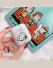 Cartoon twarde etui dla Apple AirPods pokrywa śliczne bezprzewodowe słuchawki Bluetooth Case dla Airpods powietrza strąków okno 