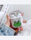 Cartoon twarde etui dla Apple AirPods pokrywa śliczne bezprzewodowe słuchawki Bluetooth Case dla Airpods powietrza strąków okno 