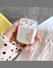 Cartoon twarde etui dla Apple AirPods pokrywa śliczne bezprzewodowe słuchawki Bluetooth Case dla Airpods powietrza strąków okno 