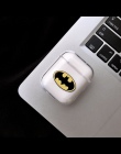 Avengers superbohatera skrzynka dla AirPods kapitan ameryka Spider-Man Batman Superman Iron Man jasne obudowa z tworzywa sztuczn