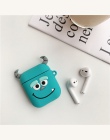 Cartoon śliczne bezprzewodowa Bluetooth etui na słuchawki do Apple AirPods silikon ładowania słuchawki przypadki dla Airpods pok