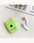 Cartoon śliczne bezprzewodowa Bluetooth etui na słuchawki do Apple AirPods silikon ładowania słuchawki przypadki dla Airpods pok