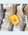 Cartoon śliczne bezprzewodowa Bluetooth etui na słuchawki do Apple AirPods silikon ładowania słuchawki przypadki dla Airpods pok