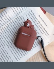 Śliczne Stitch Minnie kubuś miękkiego silikonu Bluetooth bezprzewodowy etui na słuchawki do Apple AirPods hello kitty ulica seza