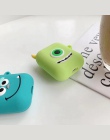 Dla przypadku AirPods bezprzewodowy Bluetooth etui na słuchawki do Apple Airpods Cartoon wzór pokrywa ochronna akcesoria okno ła