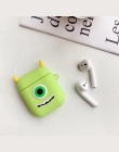 Dla przypadku AirPods bezprzewodowy Bluetooth etui na słuchawki do Apple Airpods Cartoon wzór pokrywa ochronna akcesoria okno ła