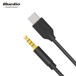 Bluedio 3.5mm typu C kabel audio słuchawki USB C 3.5mm AUX z mikrofonem dla TM TMS T4S t5 T6 T6S V2 słuchawki