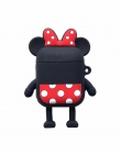 Etui do Apple Airpods Cute Cartoon Mickey Minnie miękka lalka silikonowa dla Airpods bezprzewodowy zestaw słuchawkowy Bluetooth 