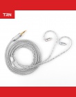 TRN T2 16 rdzeń posrebrzana HIFI kabel do aktualizacji 3.5/2.5/4.4mm wtyczka MMCX/2Pin złącze dla TRN V80 KZ AS10/AS06/ZS10 CCA 