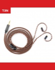 TRN T2 16 rdzeń posrebrzana HIFI kabel do aktualizacji 3.5/2.5/4.4mm wtyczka MMCX/2Pin złącze dla TRN V80 KZ AS10/AS06/ZS10 CCA 