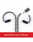 TRN T2 16 rdzeń posrebrzana HIFI kabel do aktualizacji 3.5/2.5/4.4mm wtyczka MMCX/2Pin złącze dla TRN V80 KZ AS10/AS06/ZS10 CCA 