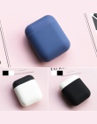 Mix kolor pokrywa dla Airpods przypadku miękkiego silikonu Ultra cienki Acratchproof przypadki dla Airpods Case ochronna pokrywa