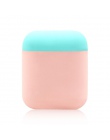 Mix kolor pokrywa dla Airpods przypadku miękkiego silikonu Ultra cienki Acratchproof przypadki dla Airpods Case ochronna pokrywa