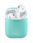 Nowa, odporna na wstrząsy miękki silikonowy futerał ochronny pokrywa tarcza dla słuchawek Apple AirPods, odporna na wstrząsy mię