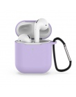 Miękki futerał silikonowy do Apple Airpods 2nd, odporna na wstrząsy pokrywa dla Apple AirPods 2 słuchawki do cienkich powietrza 