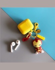 Iron Man Captain America Marvel lalki brelok silikonowe etui do Apple Airpods miękka, odporna na wstrząsy pokrywa dla nowego air