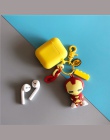 Iron Man Captain America Marvel lalki brelok silikonowe etui do Apple Airpods miękka, odporna na wstrząsy pokrywa dla nowego air