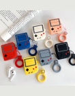 Luksusowe słodkie 3D gameboy Protector silikonowe Bluetooth bezprzewodowy etui na słuchawki do Apple AirPods 1 2 torba na zestaw