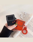 Luksusowe słodkie 3D gameboy Protector silikonowe Bluetooth bezprzewodowy etui na słuchawki do Apple AirPods 1 2 torba na zestaw