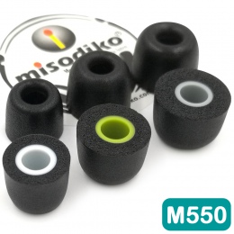 Misodiko M550 Memory Foam słuchawki douszne końcówki douszne wkładek dousznych dla Jaybird X4 X3 X2, BlueBuds X, wolność F5/1 wi