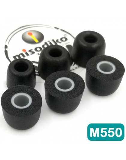 Misodiko M550 Memory Foam słuchawki douszne końcówki douszne wkładek dousznych dla Jaybird X4 X3 X2, BlueBuds X, wolność F5/1 wi