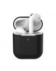 Sprawa silikonowy do AirPods 2 Bluetooth słuchawki bezprzewodowe douszne dla Apple AirPods Case ochronna dla powietrza strąków 2