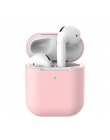 Sprawa silikonowy do AirPods 2 Bluetooth słuchawki bezprzewodowe douszne dla Apple AirPods Case ochronna dla powietrza strąków 2