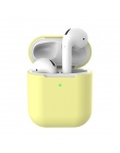 Sprawa silikonowy do AirPods 2 Bluetooth słuchawki bezprzewodowe douszne dla Apple AirPods Case ochronna dla powietrza strąków 2