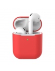 Sprawa silikonowy do AirPods 2 Bluetooth słuchawki bezprzewodowe douszne dla Apple AirPods Case ochronna dla powietrza strąków 2