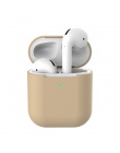 Sprawa silikonowy do AirPods 2 Bluetooth słuchawki bezprzewodowe douszne dla Apple AirPods Case ochronna dla powietrza strąków 2