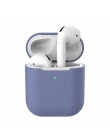 Sprawa silikonowy do AirPods 2 Bluetooth słuchawki bezprzewodowe douszne dla Apple AirPods Case ochronna dla powietrza strąków 2