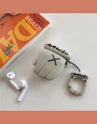 Luksusowa marka odzieżowa Kaws XX silikonowe Bluetooth bezprzewodowy etui na słuchawki dla AirPods pudełko słodkie sexy zestaw s