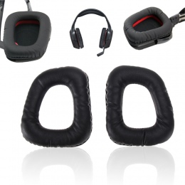 1 para wymiana Wkładki do uszu poduszki nauszniki zastąpić Wkładki do uszu dla Logitech G35 G930 G430 F450 słuchawki zestaw słuc