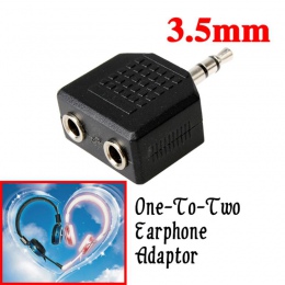 Wysokiej jakości słuchawka audio rozdzielacz do słuchawek Adapter 3.5mm do 2 słuchawki douszne Stereo zestaw słuchawkowy Splitte