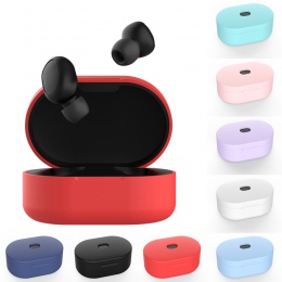 Kolorowe silikonowy TPU etui na Xiaomi Airdots wersja młodzieżowa bezprzewodowy zestaw słuchawkowy Bluetooth, odporna na wstrząs