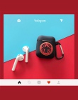 Ochrona krzemu etui na Apple Airpods Avengers śliczne kapitan ameryka Iron Man TPU odporny na wstrząsy pokrywa dla nowy powietrz