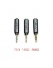 DUNU przewód słuchawki wtyczka impedancji 75 150 200 ohm z redukcją szumów Adapter 3.5mm Jack odporność na zmniejszyć filtr szum