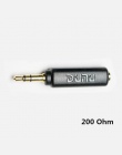 DUNU przewód słuchawki wtyczka impedancji 75 150 200 ohm z redukcją szumów Adapter 3.5mm Jack odporność na zmniejszyć filtr szum