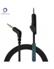 POYATU Nylon pleciony kabel Audio z mikrofonem dla Bose QC15 QC 15 QuietComfort 15 QC2 słuchawki Audio kabel do aktualizacji szn