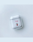 Cartoon słuchawka bezprzewodowa Bluetooth Case dla AirPods pokrywa ochronna akcesoria słodkie twarde etui dla Apple Airpods łado